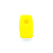 Etui silikonowe na kluczyk Volkswagen Skoda Seat EPKC10 żółte