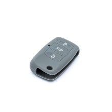 Etui silikonowe na kluczyk Volkswagen Skoda Seat EPKC05 szare