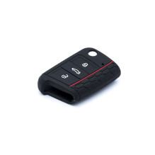 Etui silikonowe na kluczyk Volkswagen Skoda Seat EPKC01 czarne