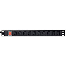 Power Distribution Unit - EnerGenie EG-PDU-10C132C19 10x C13 16A 1U Black Power Distribution Unit - EnerGenie EG-PDU-10C132C19 10x C13 16A 1U Black