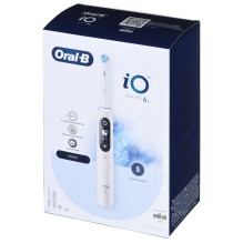 Braun Oral-B iO6 serijos elektrinis dantų šepetėlis, baltas Braun Oral-B iO6 serijos elektrinis dantų šepetėlis, baltas