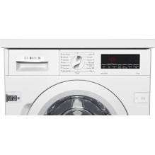Bosch Serie 8 WIW28542EU skalbimo mašina, pakraunama per priekį, 8 kg, 1400 aps./min., C, balta