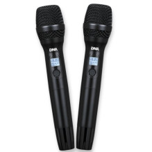 DNA Professional XMIC 2 - belaidis dvigubas rinkinys: 2 x rankiniai mikrofonai + imtuvas (518–542 MHz)