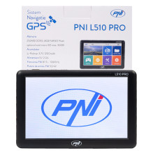 GPS navigation system PNI L510 PRO 5 inch screen, 800 MHz, 256MB DDR2, 8GB internal memory, FM transmitter
