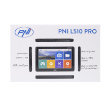 GPS navigacijos sistema PNI L510 PRO 5 colių ekranas, 800 MHz, 256 MB DDR2, 8 GB vidinė atmintis, FM siųstuvas