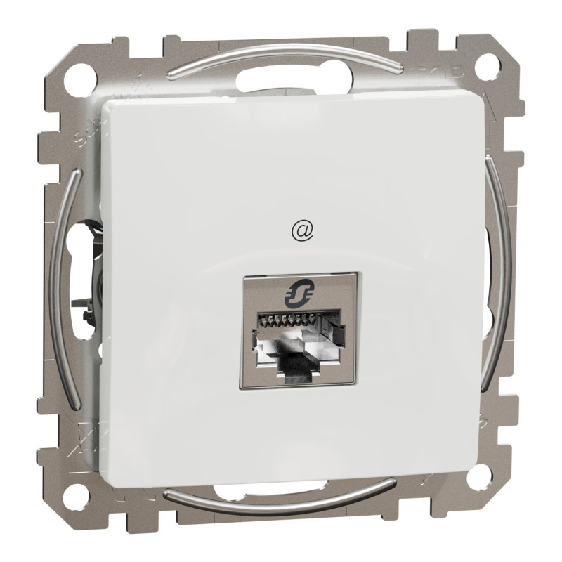 Kompiuterinis lizdas 1xRJ45 STP Cat.5e Schneider Sedna SDD111451S (baltas)