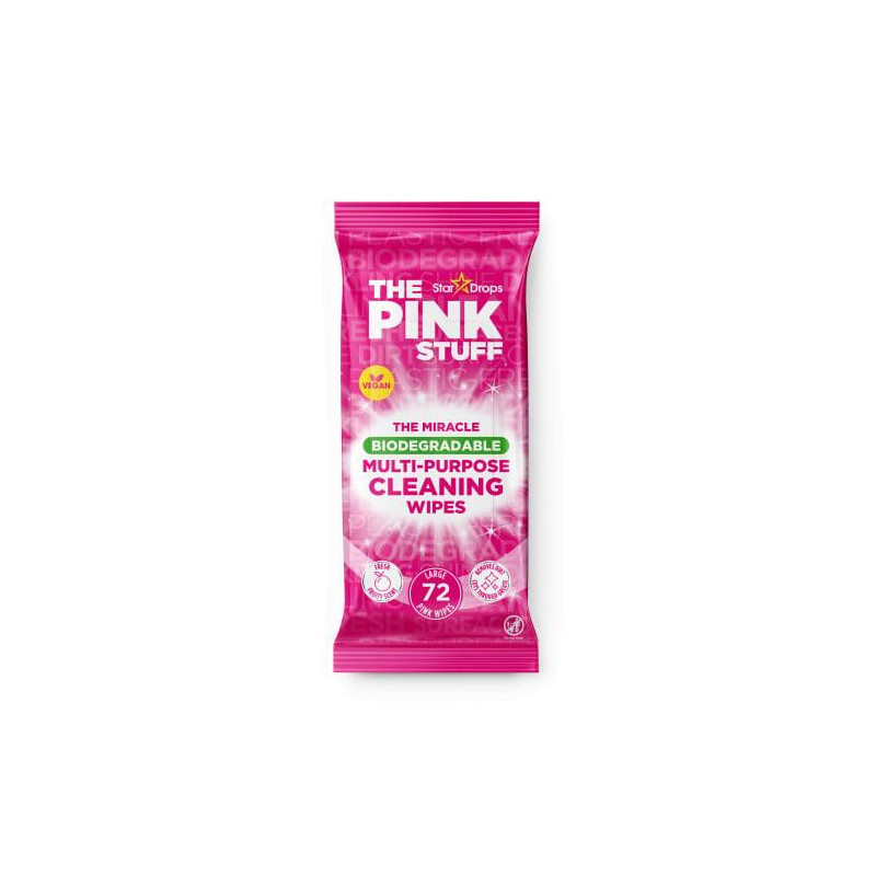 WET WIPES THE PINK STUFF 72PCS