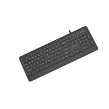 Klaviatūra - Gembird KB-MCH-05 Slim Wired Multimedia Klaviatūra, 104 Klavišai, 1.80 m USB, Juoda Klaviatūra - Gembird KB-MCH-05 Slim Wired Multimedia Klaviatūra, 104 Klavišai, 1.80 m USB, Juoda
