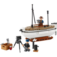 Konstruktorius - LEGO ICONS 40729 Šakletono Gelbėjimosi Valtis 232 Elementai 2 Minifigūros