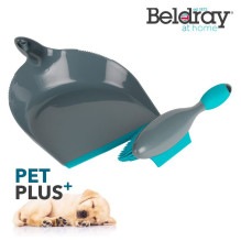 Beldray LA069351FP1EU7 Pet Plus Rubber Head Dustpan &amp; Brush