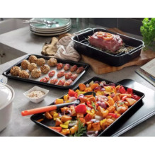 Russell Hobbs CW91612EU7 34cm Enamel Roaster & Rack Russell Hobbs CW91612EU7 34cm Enamel Roaster & Rack