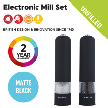 Salter 7524 BKXRUP3 Soft_Touch elektrinis malūnėlis. Matinės juodos spalvos.