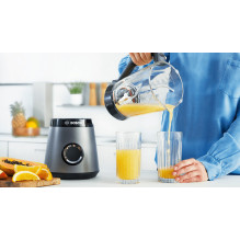Bosch MMB6174S maišytuvas Virtuvinis maišytuvas 1200 W Juoda, Metalinis, Permatomas