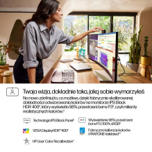 HP Series 7 Pro 34 inch WQHD Conferencing Monitor - 734pm