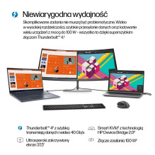 HP serijos 7 Pro 37,5 colio WQHD+ Thunderbolt 4 monitorius – 738pu