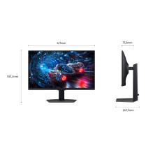 „Samsung G70F“ kompiuterio monitorius 68,6 cm (27") 3840 x 2160 pikselių 4K „Ultra HD“ LCD Juoda