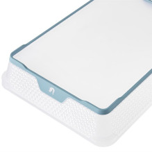 Basket Keeeper, transparent / light blue, 36 x 26.5 x 7 cm