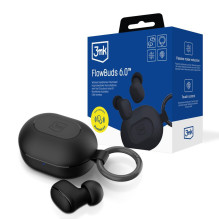 3MK TWS 3mk FlowBuds 6.0 Wireless Headphones - Black 3MK TWS 3mk FlowBuds 6.0 Wireless Headphones - Black