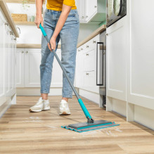 Beldray LA00000020UFEU7 Anti-Bac Clip-To-Grip Floor Mop &amp; Cloth Set