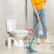 Beldray LA00000020UFEU7 Anti-Bac Clip-To-Grip Floor Mop &amp; Cloth Set