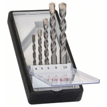 CONCRETE DRILL SET 5-P 4-10 MM SILV ROB