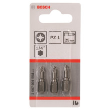 SCERWDRIVER BIT PZ 1 L25 3PC EXTRA HARD SCERWDRIVER BIT PZ 1 L25 3PC EXTRA HARD