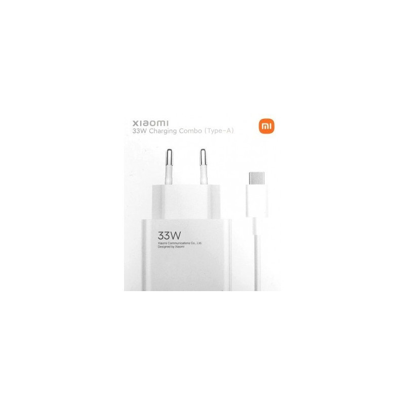 Įkroviklis originalus Xiaomi (BHR4996EU) 33W + type-C kabelis baltas su įpakavimu