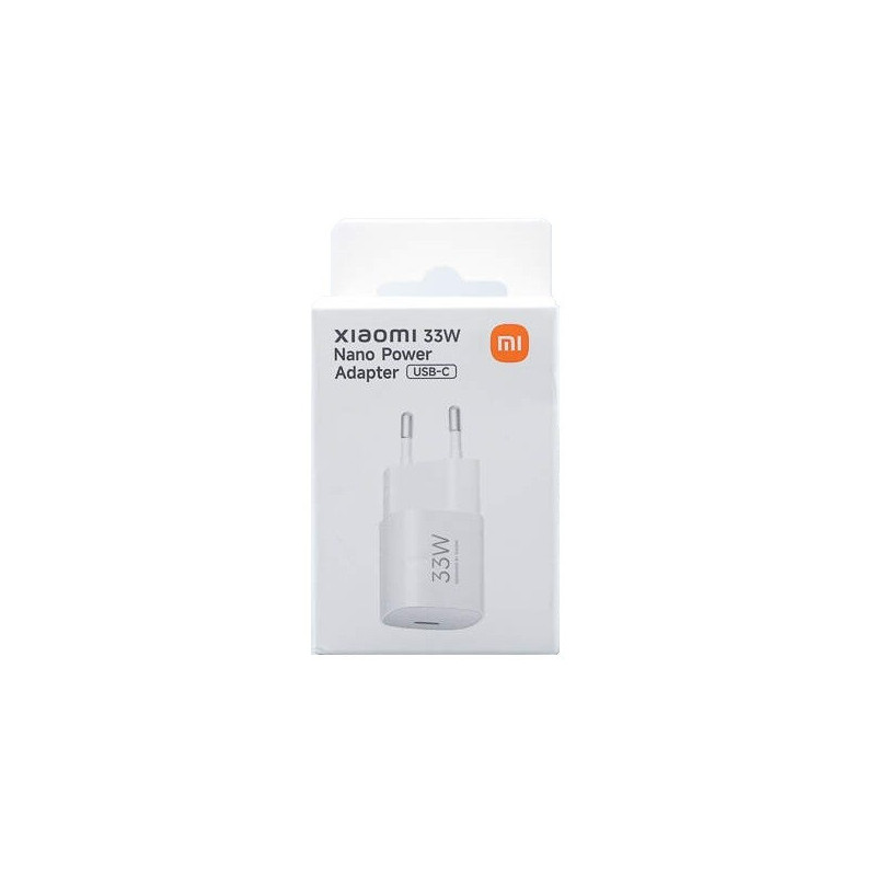 Įkroviklis originalus Xiaomi (MDY-19-ED) 33W (1xUSB-C) baltas su įpakavimu