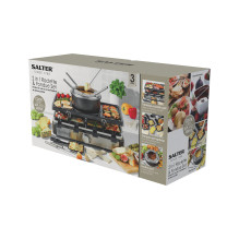 Salter EK4513VDE 2 in 1 Raclette &amp; Fondue Set