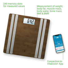Medisana BS 552 connect bamboo body analysis scale Medisana BS 552 connect bamboo body analysis scale