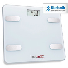 „Rossmax WF262“ kūno riebalų matuoklis su svarstyklėmis ir „Bluetooth“ ryšiu (NAUJIENA)