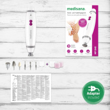 Medisana MP 840 manikiūro / pedikiūro prietaisas (su 7 antgaliais)