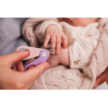 Momini kūdikių nagų priežiūros rinkinys alyvinė violetinė