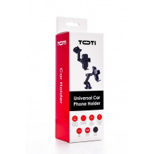 SEEK TOTI universalus automobilio telefono laikiklis su siurbtuku, juodas SEEK TOTI universalus automobilio telefono laikiklis su siurbtuku, juodas