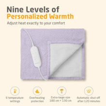 Medisana HB 418 Heated blanket light purple