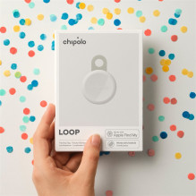 „Chipolo LOOP“ – įkraunamas „Bluetooth“ sekiklis su silikonine kilpa, skirtas „iOS“ ir „Android“, kreidos spalvos „Chipolo LOOP“ – įkraunamas „Bluetooth“ sekiklis su silikonine kilpa, skirtas „iOS“ ir „Android“, kreidos spalvos