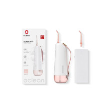 Oclean burnos irigatorius Oclean W10 Pink-2 antgaliai Oclean burnos irigatorius Oclean W10 Pink-2 antgaliai