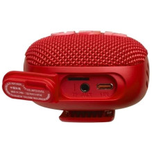 Wireless speaker JBL Wind 3 with handlebar holder red