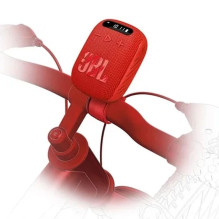 Belaidė kolonėlė JBL Wind 3 su laikikliu ant vairo, raudona