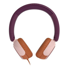 Laidinės ausinės „Philips“ vaikams TAK2000MP / 00 violetinė-magenta Laidinės ausinės „Philips“ vaikams TAK2000MP / 00 violetinė-magenta