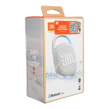 Wireless speaker 5W 10h JBL CLIP 4 ECO white