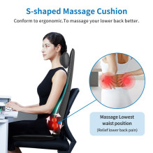 RENPHO Neck &amp; Back Massage Cushion S Black