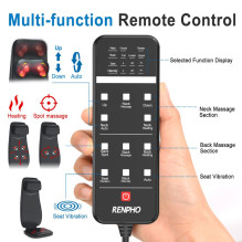 RENPHO Neck &amp; Back Massage Cushion S Black