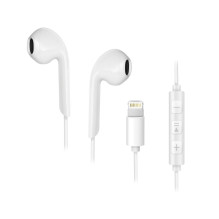 Laidinės ausinės „Lightning Forcell F-Audio HR-ME25“, baltos Laidinės ausinės „Lightning Forcell F-Audio HR-ME25“, baltos