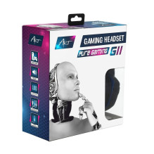 Laidinės ausinės su 3,5 mm lizdu / USB A tipo „Art Gaming G11“ juodos