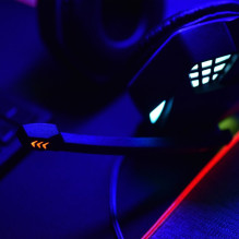 Laidinės ausinės su 3,5 mm lizdu / USB A tipo „Art Gaming G11“ juodos