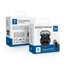 Belaidės ausinės „Blue Star BK99 TWS“, juodos Belaidės ausinės „Blue Star BK99 TWS“, juodos