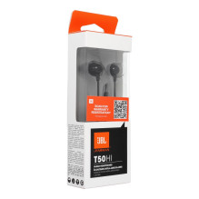 Laidinės ausinės su mikrofonu, 3,5 mm jungtimi, JBL T50HI 360, juodos