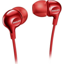 Laidinių ausinių lizdas 3,5 mm PHILIPS SHE3555RD raudonas