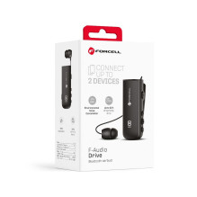 Belaidės ausinės Forcell F-Audio Drive EarBud, juodos Belaidės ausinės Forcell F-Audio Drive EarBud, juodos
